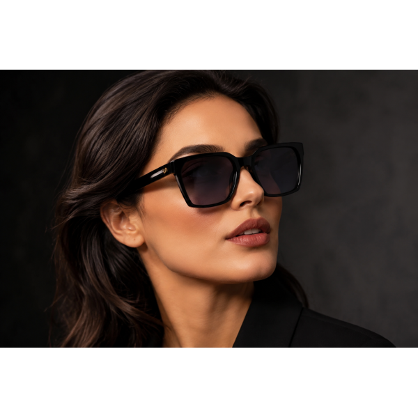 عینک آفتابی زنانه پلاریزه کائوچویی 6047-1