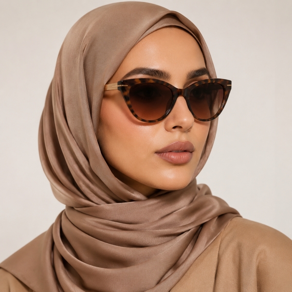 عینک آفتابی زنانه پلاریزه کائوچویی G8813