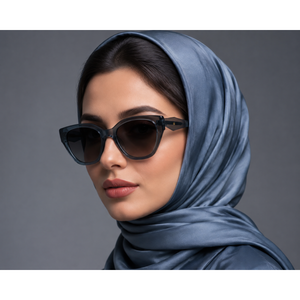 عینک آفتابی زنانه پلاریزه کائوچویی G6256