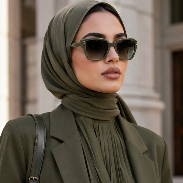 عینک آفتابی زنانه پلاریزه کائوچویی W53115