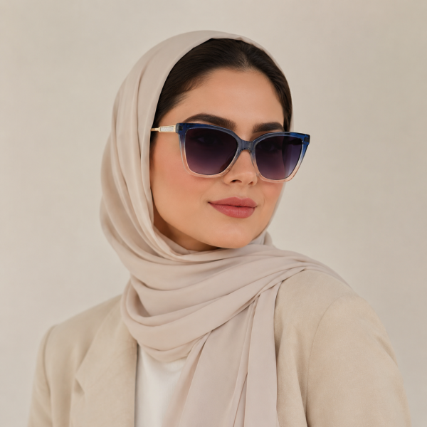 عینک آفتابی زنانه پلاریزه کائوچویی TD6134