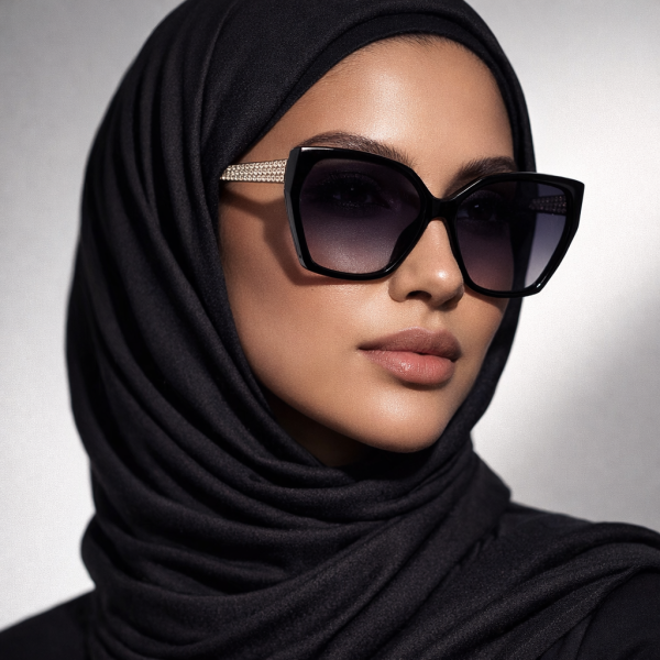 عینک آفتابی زنانه پلاریزه کائوچویی 53208LJH