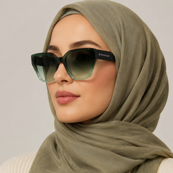 عینک آفتابی زنانه پلاریزه کائوچویی Q6011